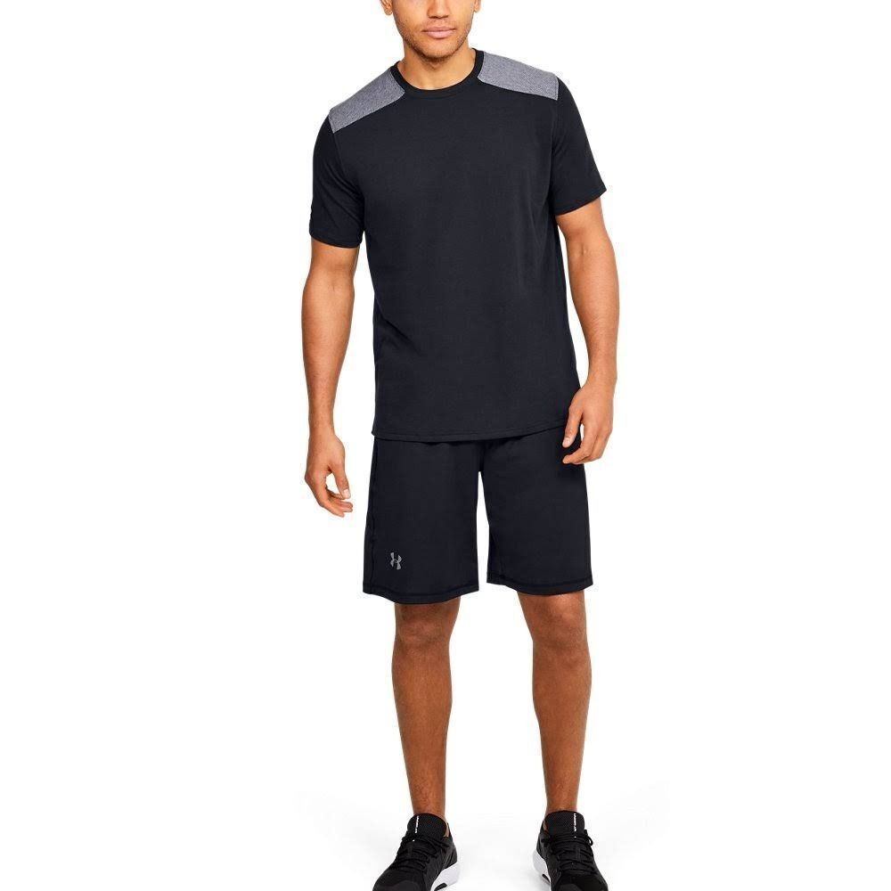 Under Armour Sportstyle Stadium SS Tee Black/Grey M NWT‎
